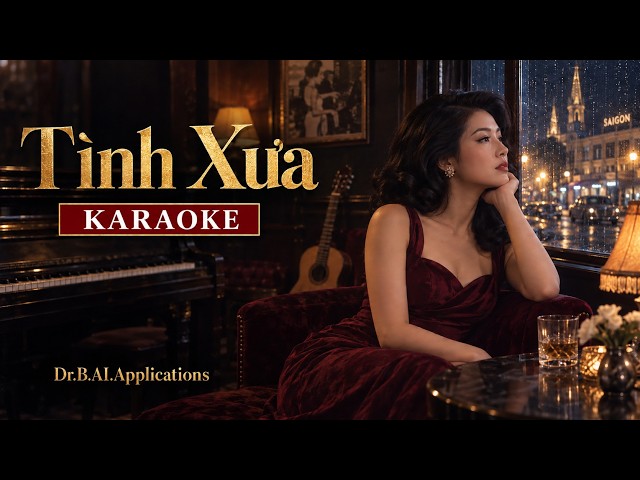 TÌNH XƯA | KARAOKE TONE NU | "Anh Ơi Xin Giữ Chút Tình Xưa..." | Dr.B.AI.Applications