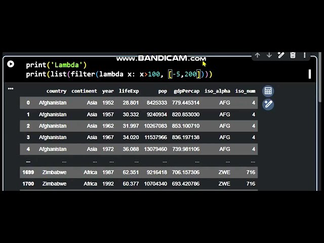 Lambda Functions be used in Lists #python #programming #coding