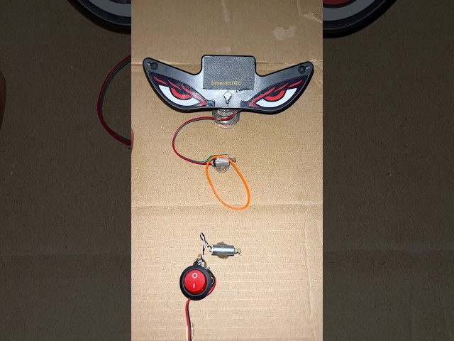 Devil Eye Rear Window Light Powered By High Speed Quadcoptor Drone Motor