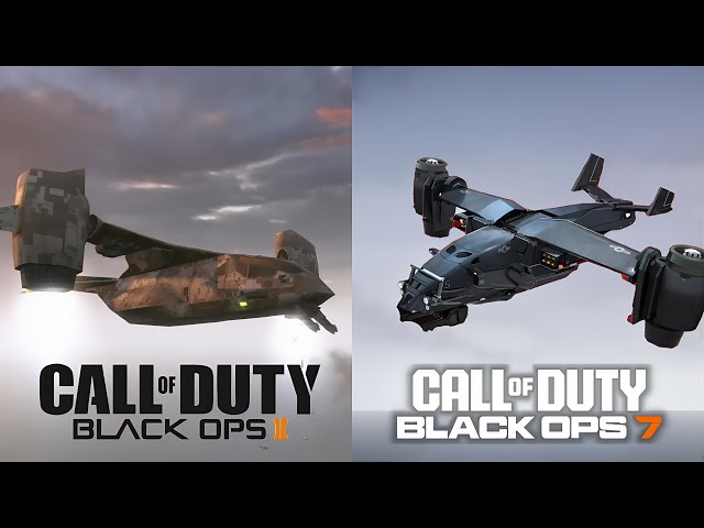 Evolution of VTOL Warship Scorestreak in Call of Duty Black Ops Games