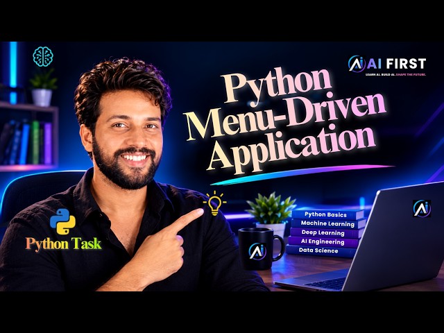 Building a Menu-Driven Python Application with Advanced Logging | Python Task Practice