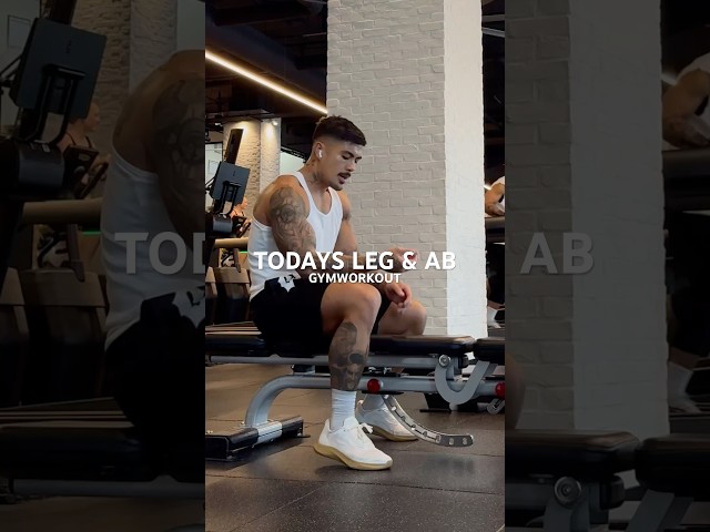 Legs & ab workout #hybrid #runner #hyrox #fitness #workout #toronto