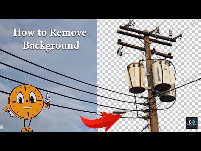 How to Remove Background from Electric Pole & Wires in Photoshop...#adobephoto #photoshop