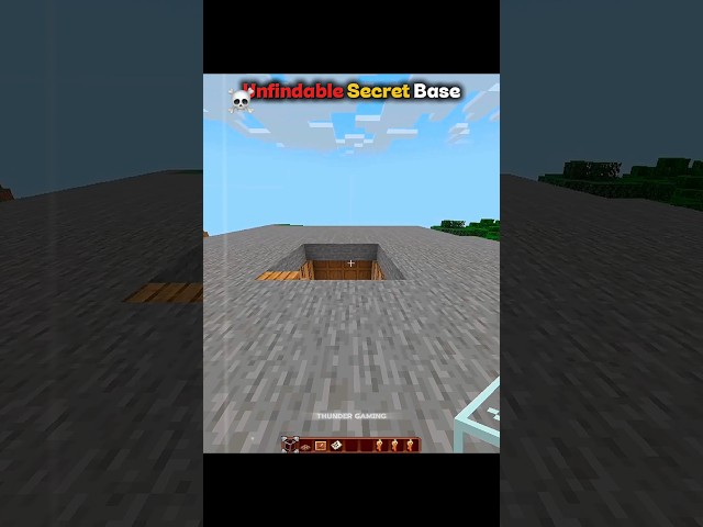 Minecraft Hidden Secret Base Moment