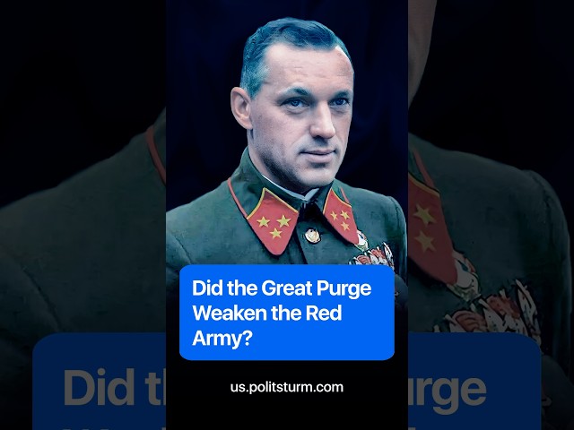 Did the Great Purge Weaken the Red Army? #ww2 #stalin #history #worldwar2 #ussr