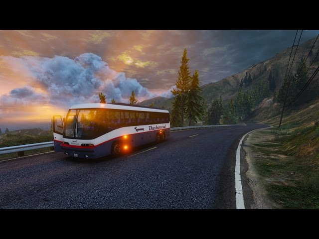 GTA 5 FIVEREBORN SOE: Bus Roadtrip! - Part 1