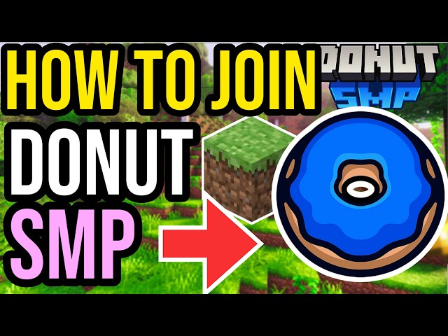 How To Join Donut SMP In Minecraft Java Edition!