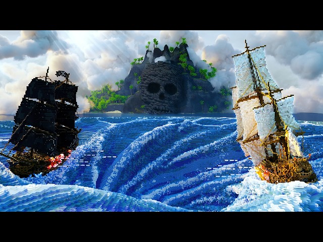 The Great Pirate Sea - Minecraft Timelapse [200h]