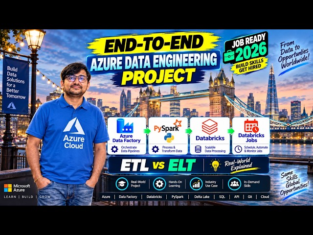 Azure Data Engineer  End to End Project | ELT, PySpark, Databricks ,ADLS & ADF | Part 2