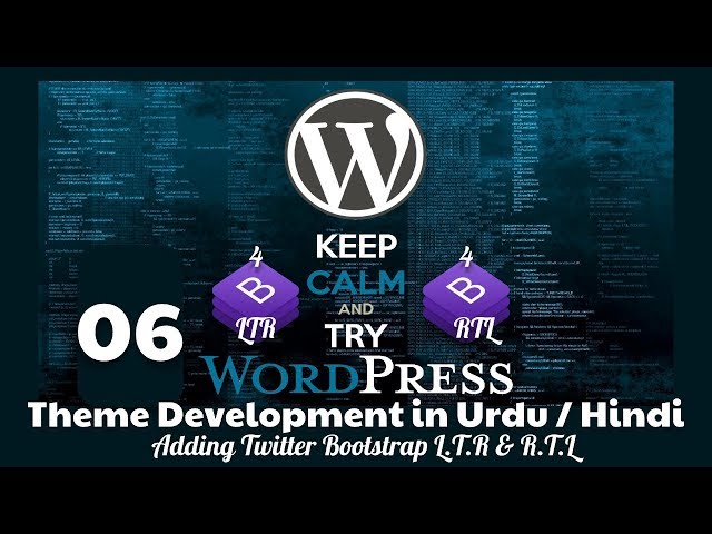 Part 06 WordPress Theme Development in Urdu 2019: Convert Bootstrap HTML Template to WordPress Theme