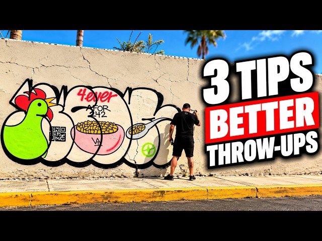 3 Tips To Help You Improve Your Graffiti Throw ups