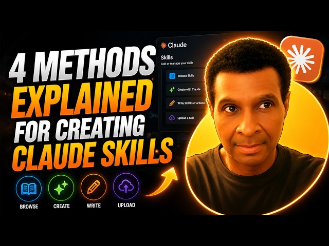 4 Methods Explained for Creating Claude Skills