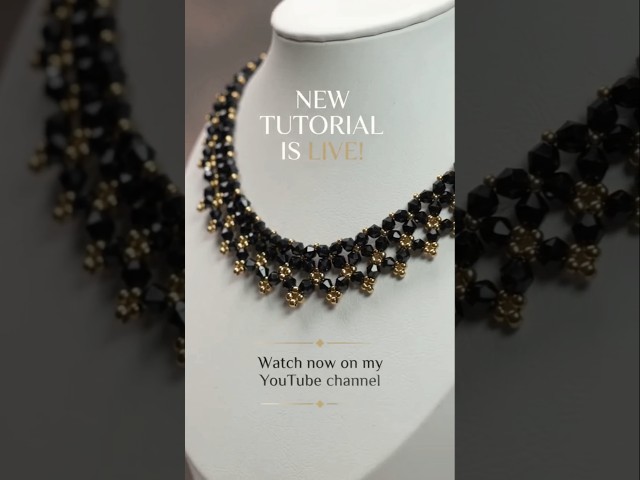 DIY Beaded Necklace Tutorial | Easy Beading | Masterclass | Beaded Necklace Tutorial
