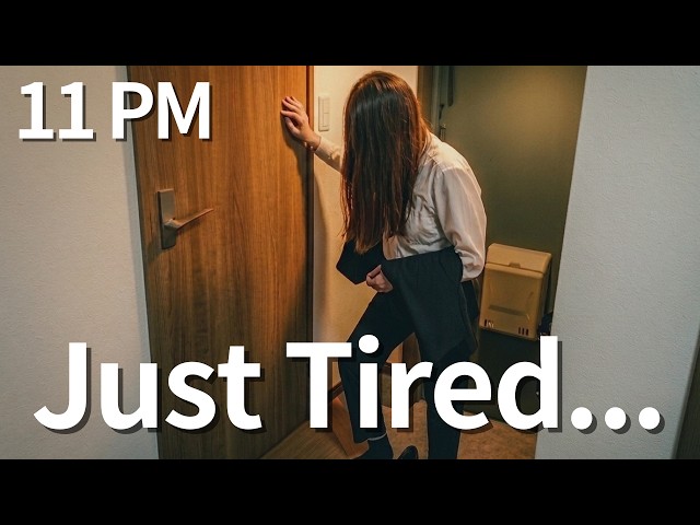 Exhausted After Work 🇯🇵 | Overtime Until 9PM & Late-Night Cooking