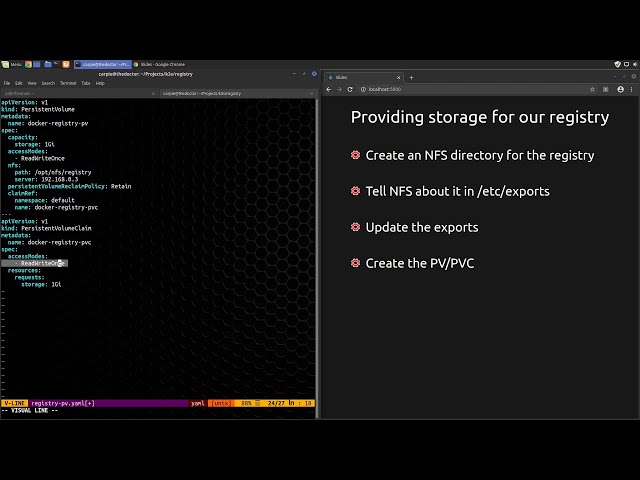 Persistent storage for k3s cluster