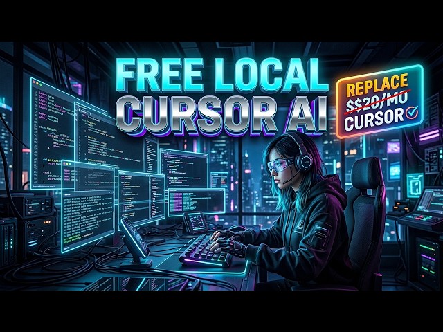 How to Build a Free Local Cursor AI Clone in VS Code (DeepSeek + Continue) [1080p Masterclass]