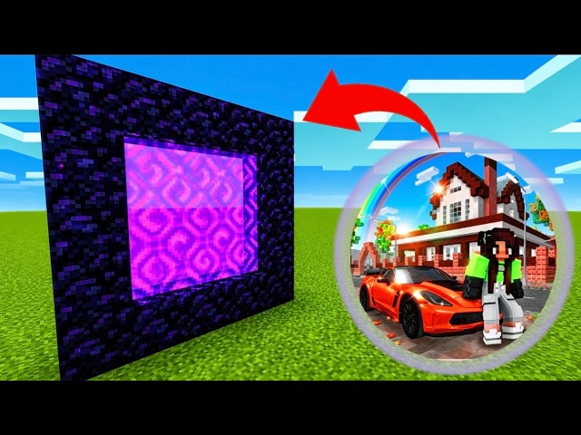 How To Make A Portal To The School Party Craft in Minecraft!