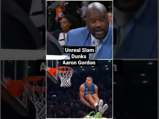 "Unreal Slam Dunks" Aaron Gordon, Basketball, NBA