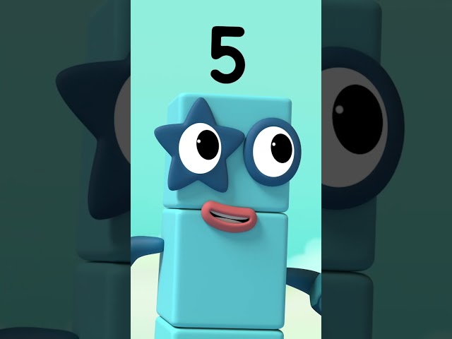 El Palacio de los Patrones - Parte 6 🔵| Aprende a Contar con cinco - Patron azul | Numberblocks