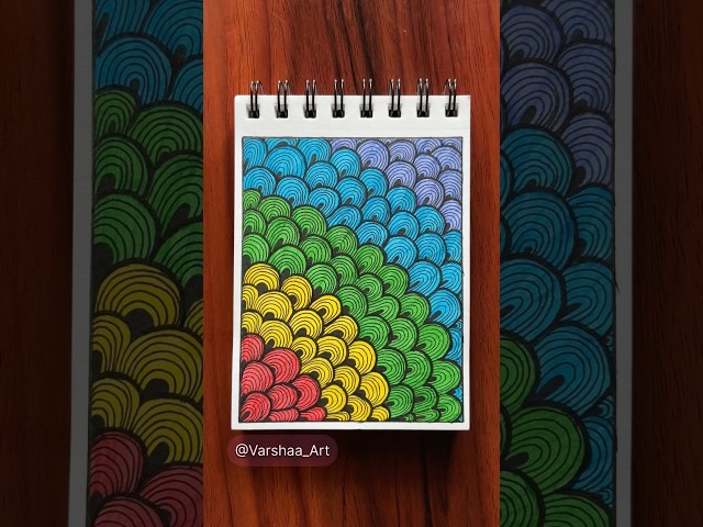 Day 399 - Easy Doodle Art Tutorial #doodle #doodleart #easy #drawing #art #zentangle #zen