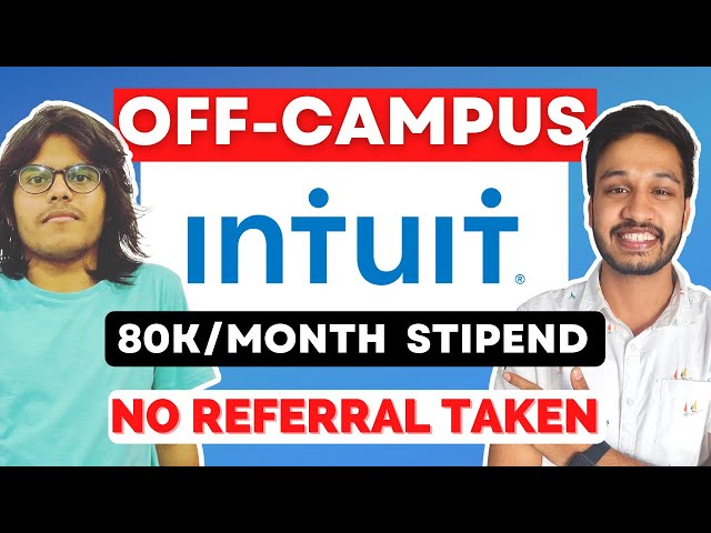 Off-Campus Intuit Offer | Intuit Interview Experience | Applied via Linkedin