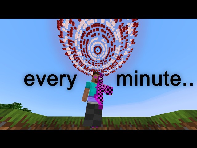 Minecraft, but there's orbital strikes every 60 seconds...