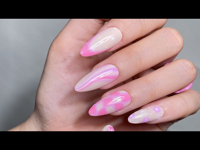 Super Gorgeous Pinky Nails For Beauties - Best DIY Tutorial #pinknails #diy