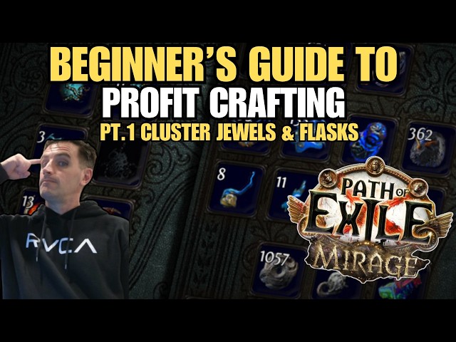 BEGINNER's Guide to Profit Crafting | Pt. 1 Clusters & Flasks | Path of Exile 3.28