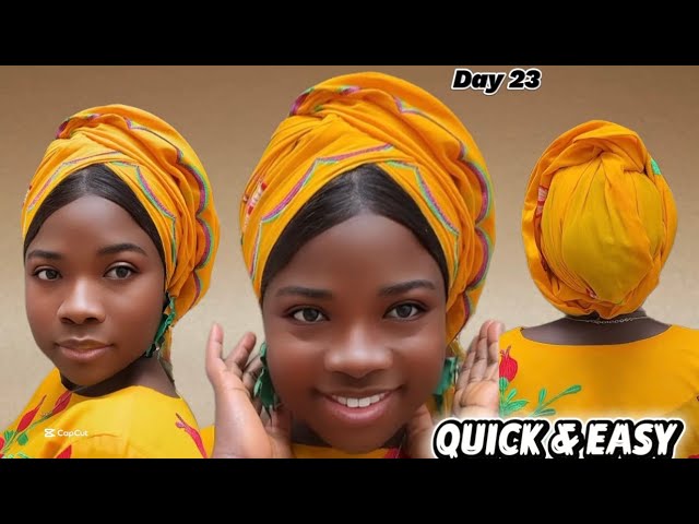Quick & Simple Turban Headwrap || Step by Step Tutorial 