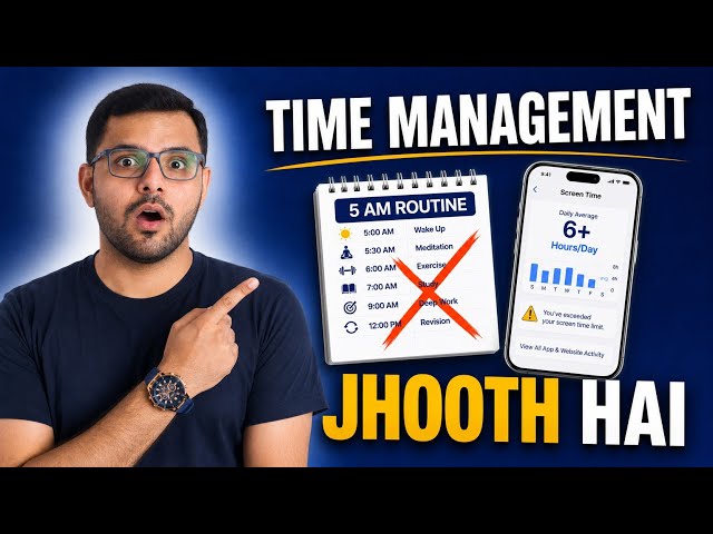 Time Management Ka Sach | Why Smart Students Waste Time