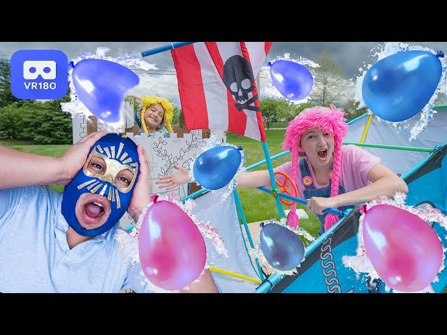 Water Balloons Freeze Game in VR 180 S4:101