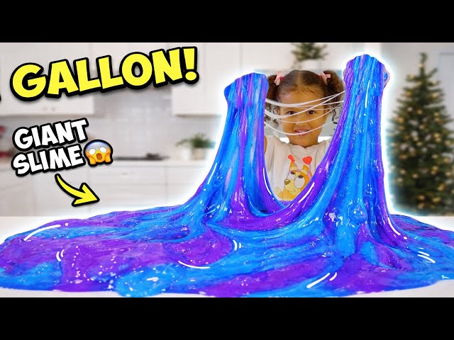 How to Make GIANT Fluffy Slime | DIY Slime Tutorial for Kids