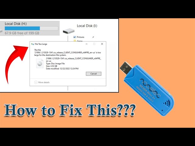 The File Is Too Large For The Destination File System USB Error- Easy Fix Ever| Rescue Digital Media