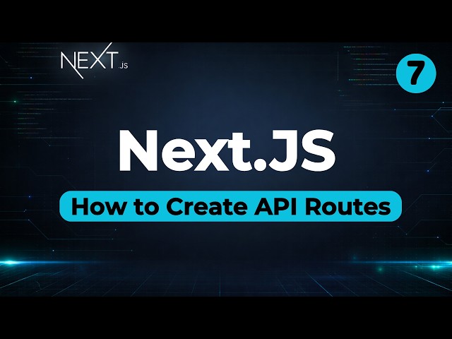 🔥Next.js API Routes Tutorial | Build Backend Inside Next.js (Step-by-Step)