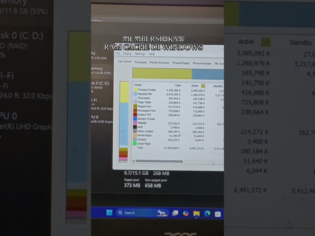 cara membersihkan ram cached