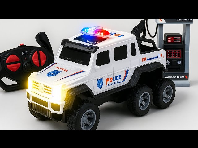 [ASMR Unboxing] EPIC RC 6x6 Police Off-Road Truck, Stunt Drift Car & Excavator | Pure RC Sounds