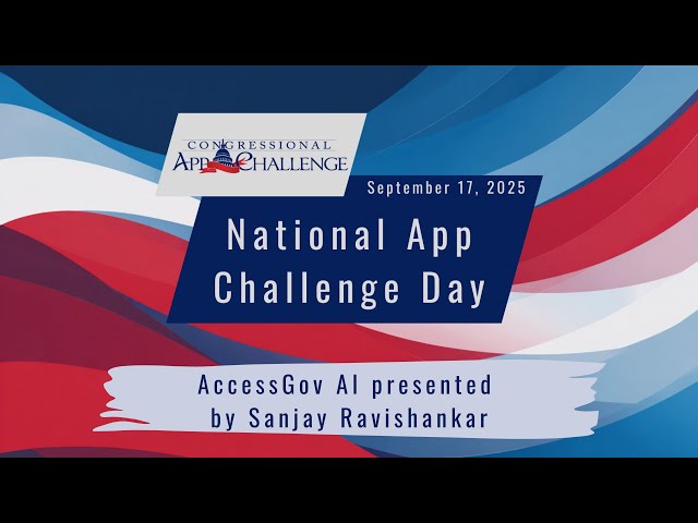 AccessGov AI | Congressional Hackathon 7.0 – App Challenge Alumni Pitch