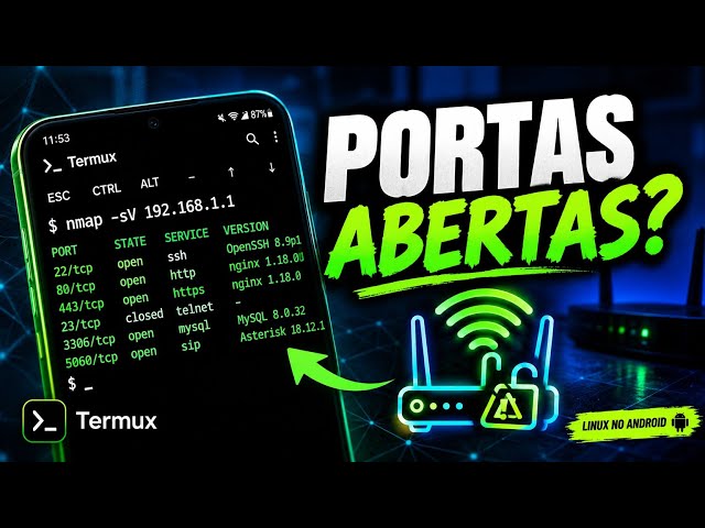 Como Descobrir Portas Abertas e Vulnerabilidades pelo Celular