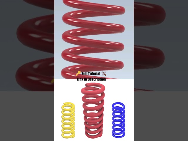 Spring Modelling | Autodesk Inventor | 2025 #3dprinting #autodeskinventor #cad #mechanic