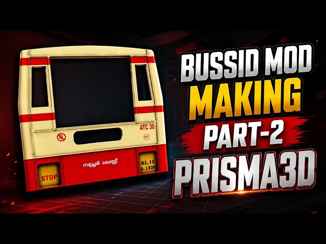 BUSSID Mod Making Part 2 | Rear Body Modeling in Prisma3D | Android 3D Tutorial #meshmill #bussid 