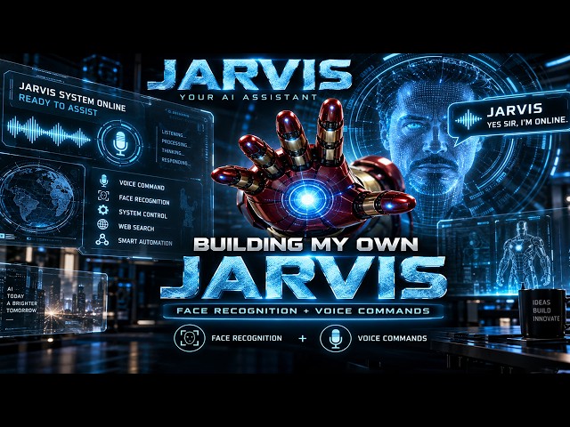I Built My Own JARVIS AI Assistant Using Python 🤖 | Voice Controlled Personal Assistant