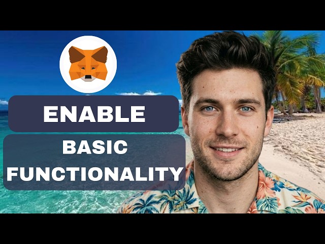 How To Enable Basic Functionality On MetaMask App (full guide 2026)