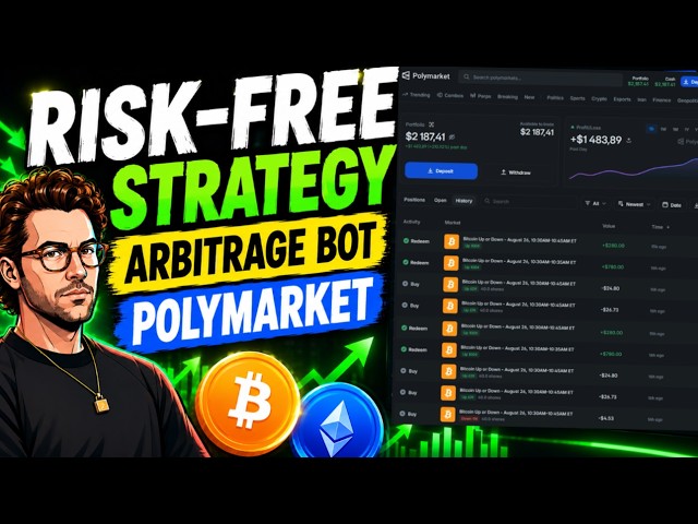 Try This Polymarket Bot with Arbitrage Strategy - Live Trading on Prediction Markets Automatically