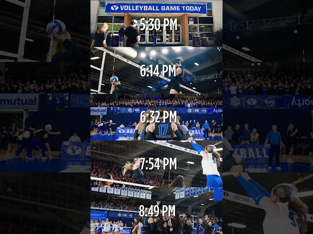 match day timeline ⏰ #gocougs #volleyball #trending