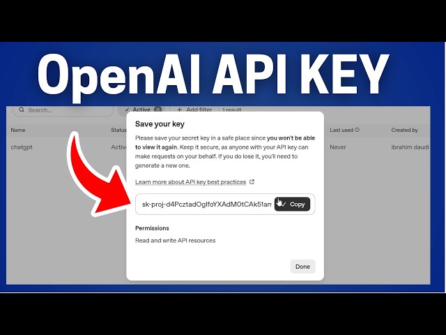 How To Get OpenAI API Key (step by step)