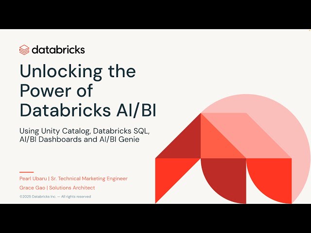 AI/BI Dashboards and Genie end-to-end demo