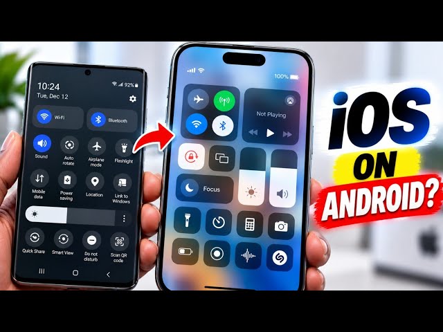 How To Turn Any Android into iPhone | iOS Control Center On Android 