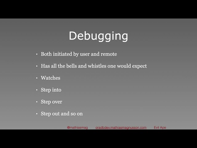 Oracle Developer Tools for VC