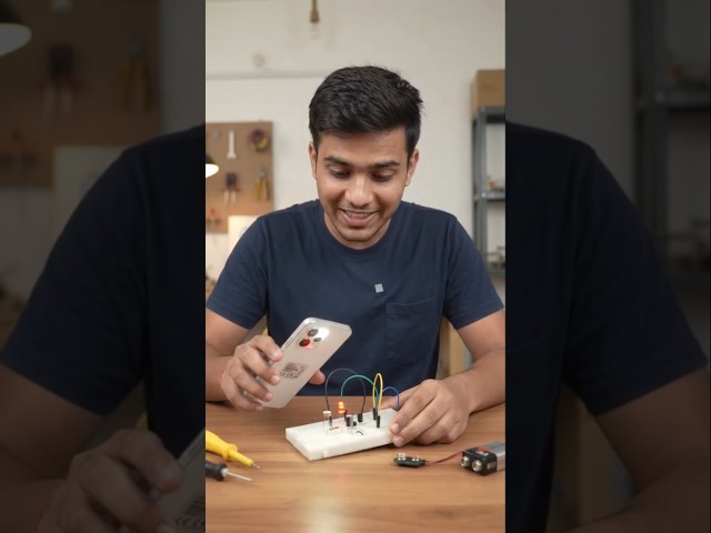 #🔥TitleLDR से बनाएं Light #Intensity Detector # रोशनी पड़ते ही LED ON! 🔥 #Shorts #new #trending