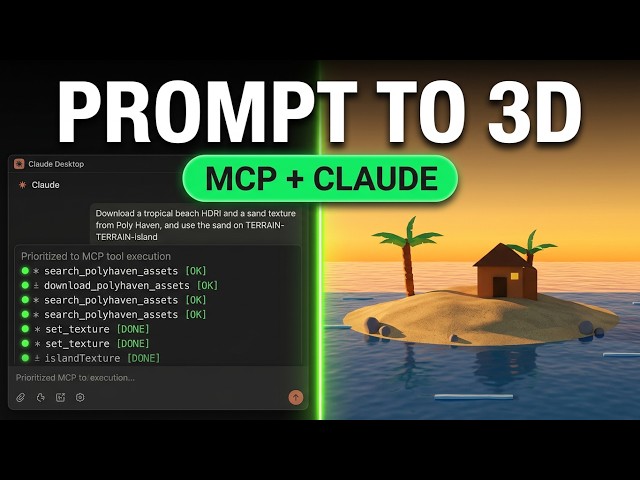 Build Your First Blender Scene with AI — Prompt to Render (MCP + Claude, 2026)
